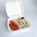10 inch 2 compartment clamshell